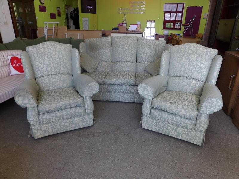 3 Seater Sofa With 2 Matching Armchairs - Local Delivery Now ONLY 19