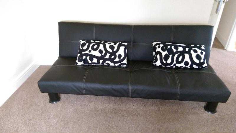 3 seaters Sofa bed with 2 design cushions