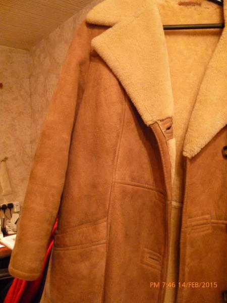 3 sheepskin coats