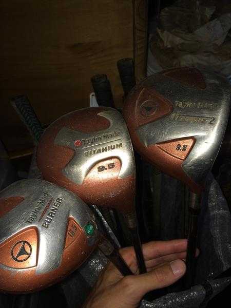 3 Taylor-Made  1 Jaxx MKS Golf Clubs