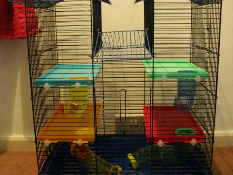 3 TIER HAMSTER CAGE PALACE REDUCED PRICE