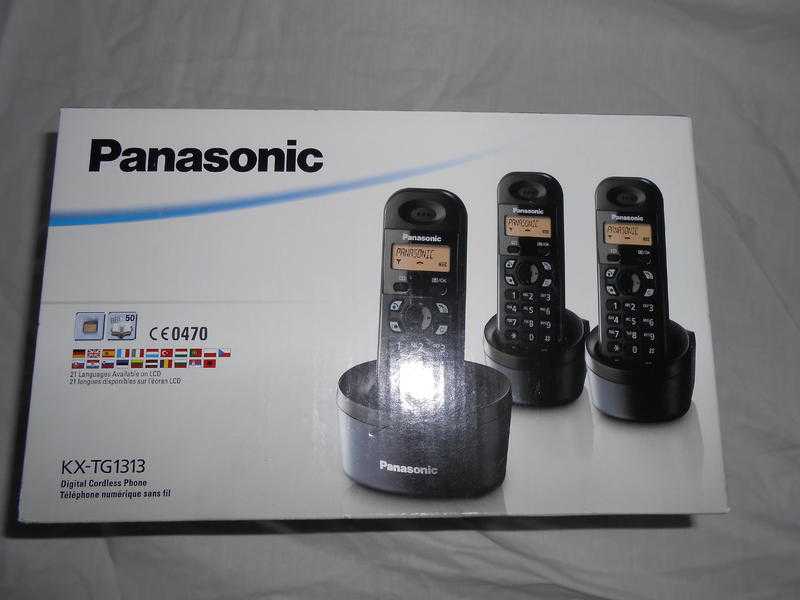 3 Wireless Panasonic home phones