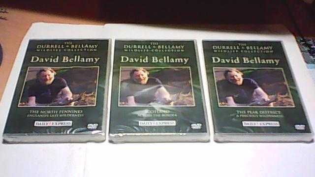 3 x DAVID BELLAMY DVD039S BRAND NEW, STILL SEALED.