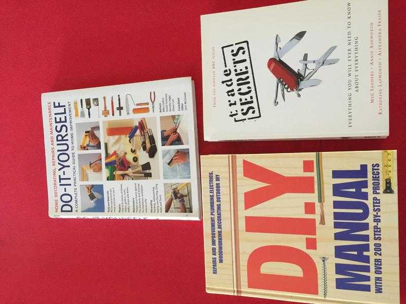 3 x DIY books