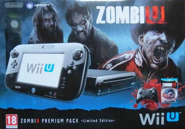 32gb black wiiu ZombieU pack