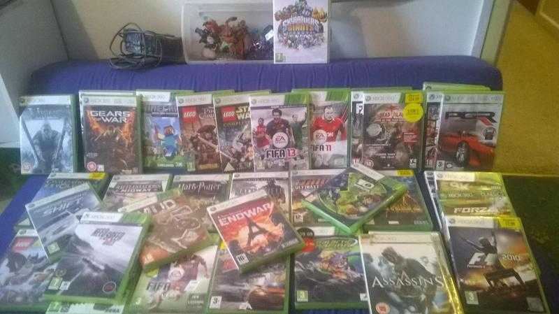 35 Xbox 360 Games  Skylander giants bundle