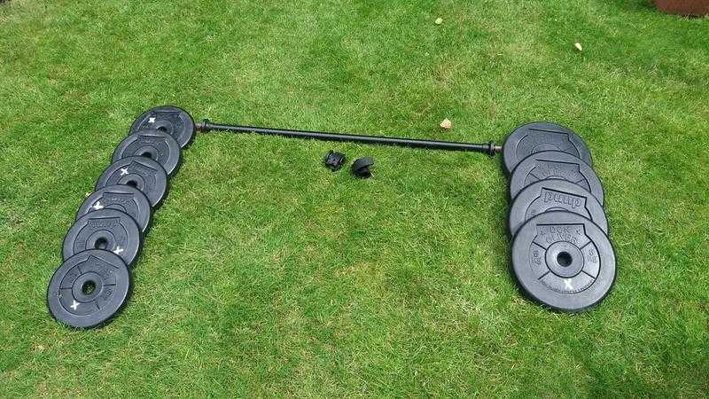 35kg Body pump and Don Oliver Weight Set