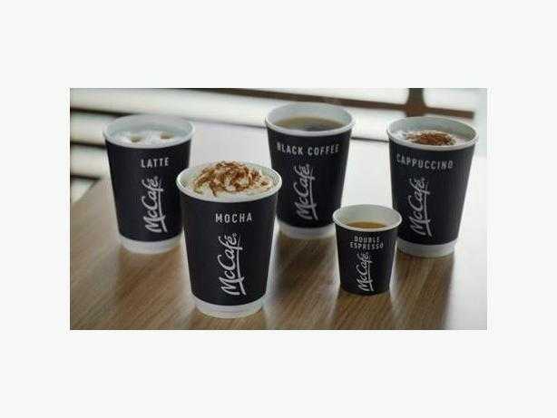 360 MCDONALDS COFFEE BEAN STICKERS  HOT DRINKS VOUCHERS