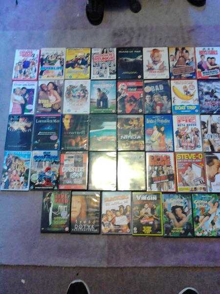 38 dvds for sale