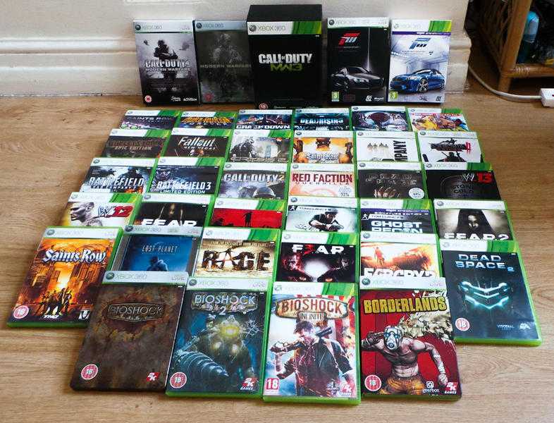 39 XBOX360 GAMES PERFECT CONDITION AS NEW JOB LOT