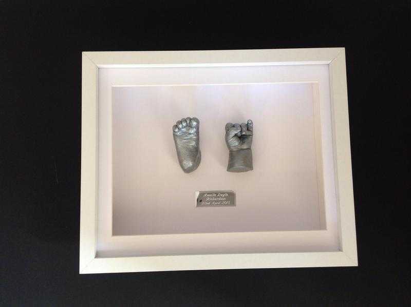 3D hand and foot cast of your baby or child.