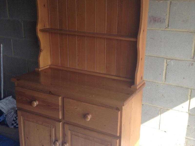 3ft Antique Pine Welsh Dresser