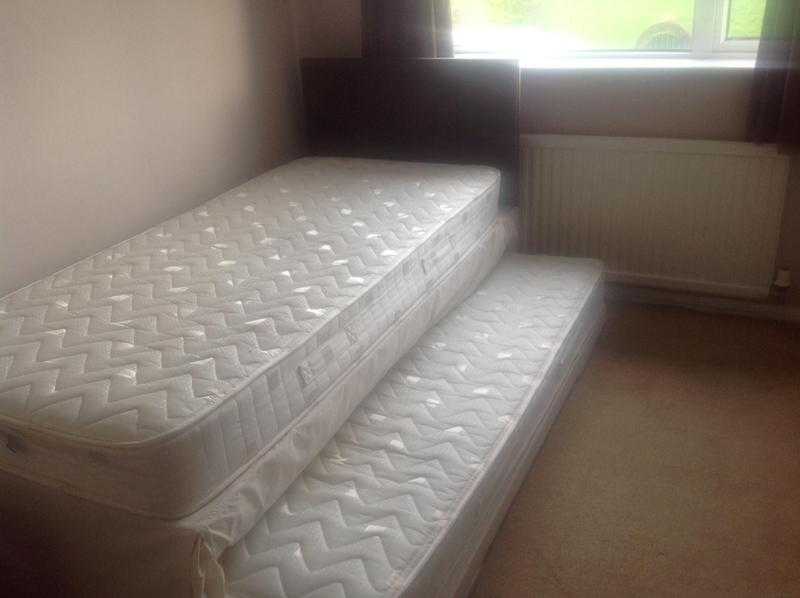 3ft single bed with guest bed stored underneath