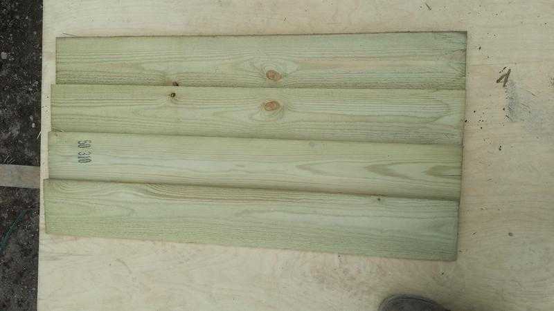 3ft x 4quot Wide Tanalised Featheredge Boards