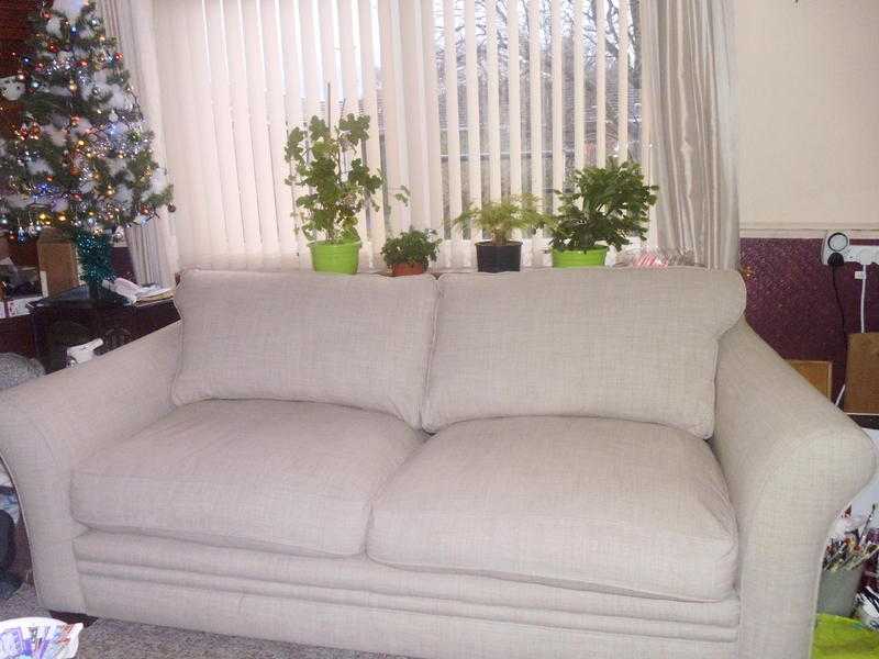 3Seater Beige Fabric Sofa 6 Months old