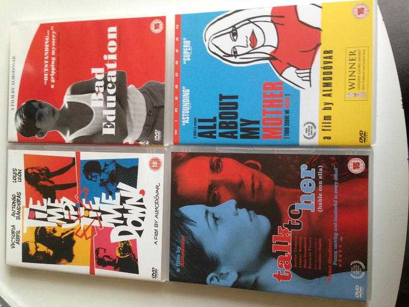 4 Almodovar movies DVDs for sale