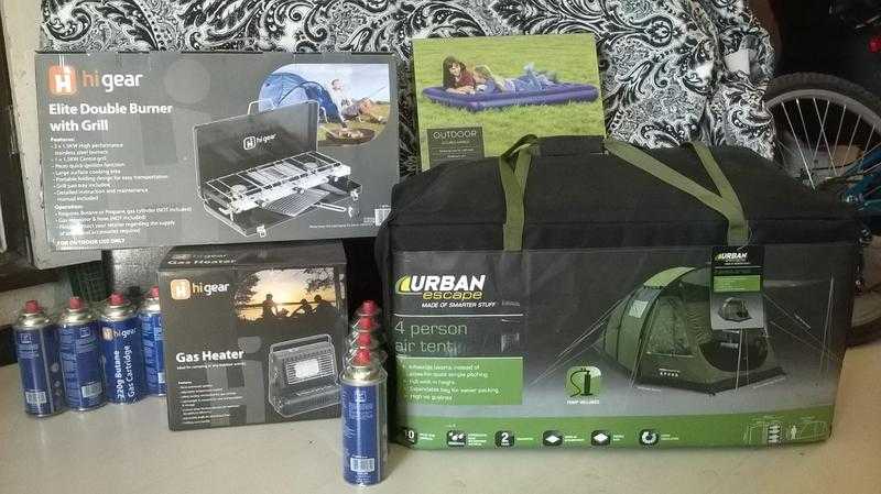 4 berth air tent and accessories