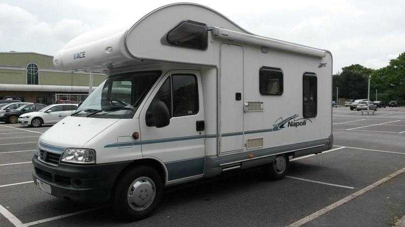 4 berth Fiat Ducato diesel motorhome 32k miles