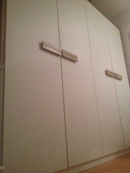 4 doors big white wardrobe