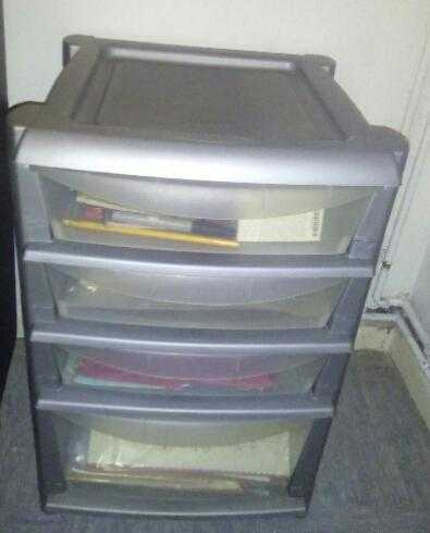 4 draw storage unit