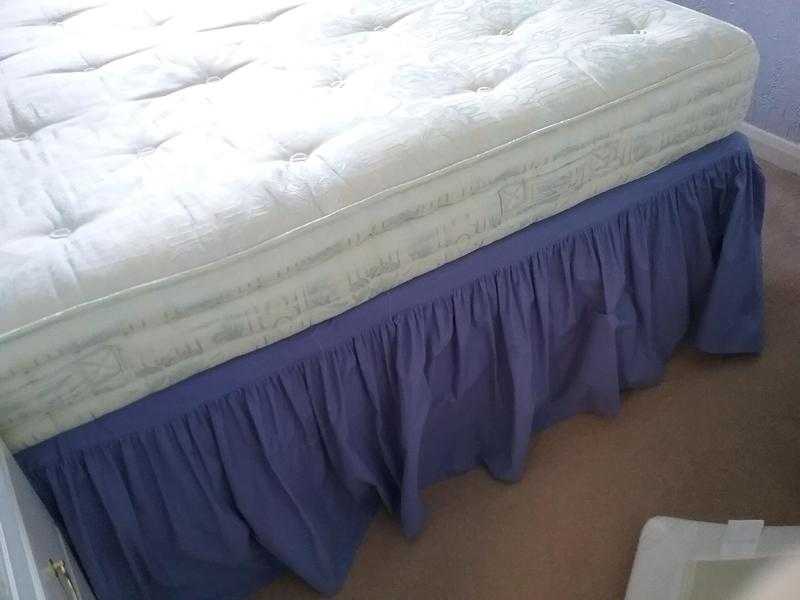 4 drawer king size divan with mattress