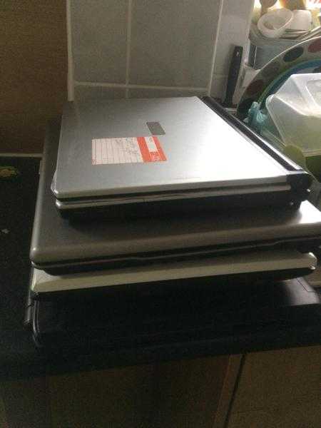 4 laptops job-lot only 60