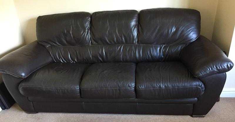 4 piece Italian leather suite