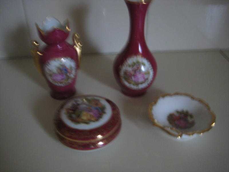 4 PIECES LIMOGES