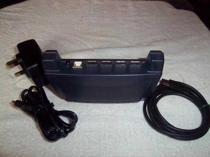 4 Port 2.0 USB Hub.With Power Supply