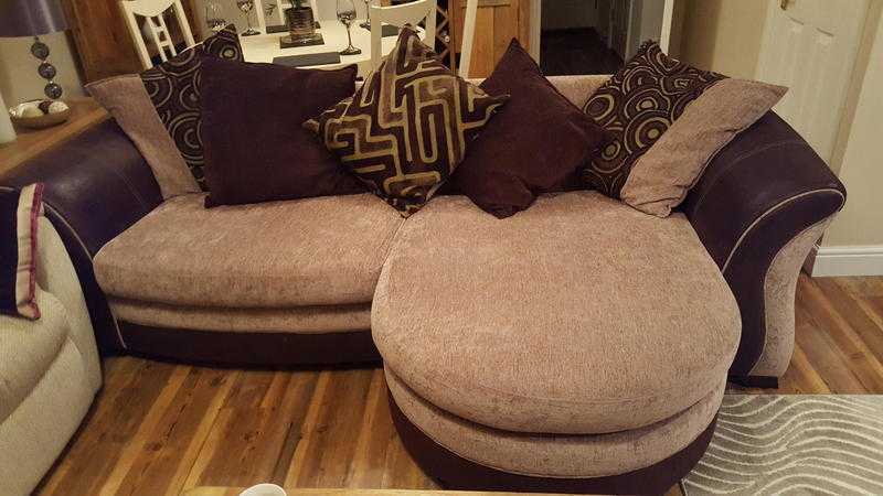 4 seater fabric lounge sofa