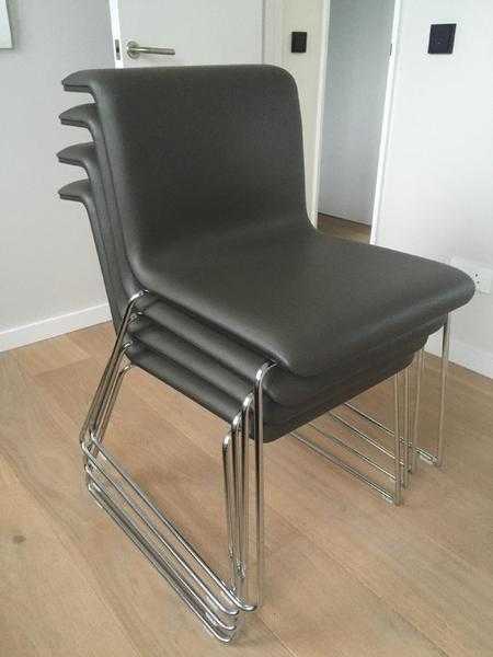 4 stackable Bulo quotTabquot designer chairs