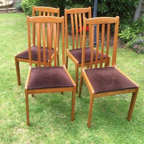 4 Teak Chairs