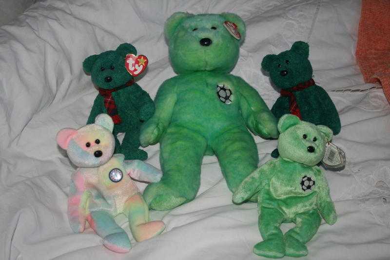 4 TY Beanie Babies  1 Buddie