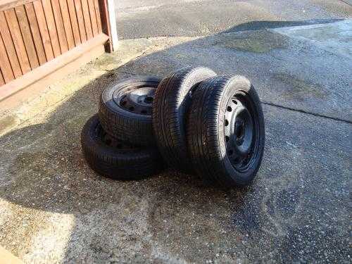 4 wheels and fitted tyres, Tyres  Alloys, 4 wheels