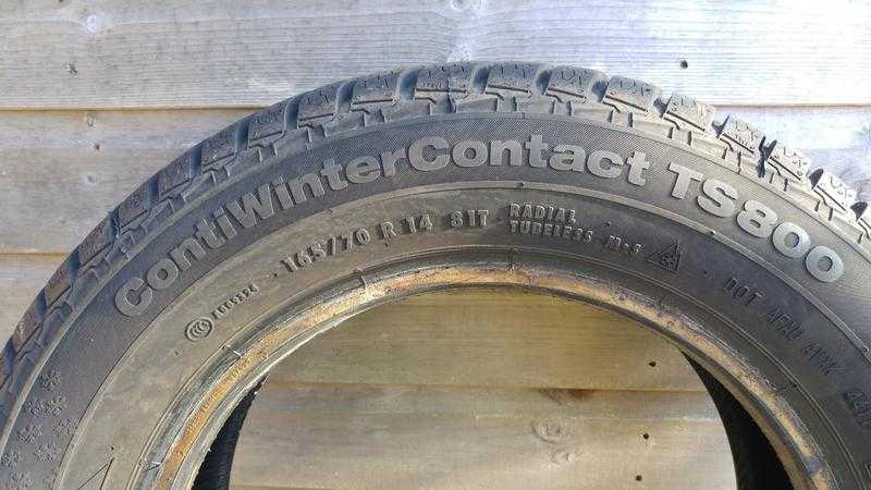 4 Winter Tyres 16570 R14 (almost new)