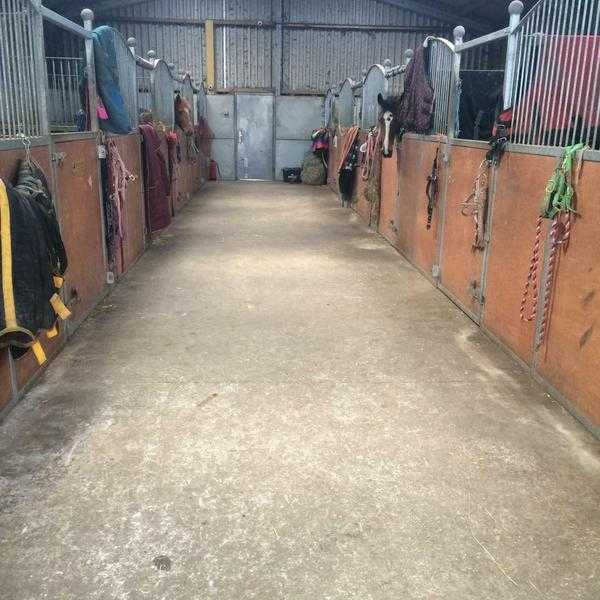4 x Stables available to rent