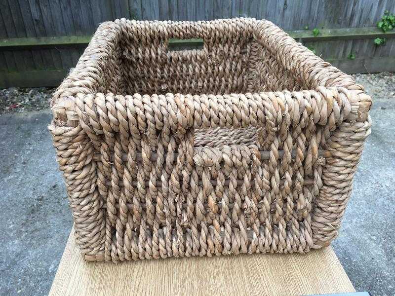 4 x wicker storage  toy baskets