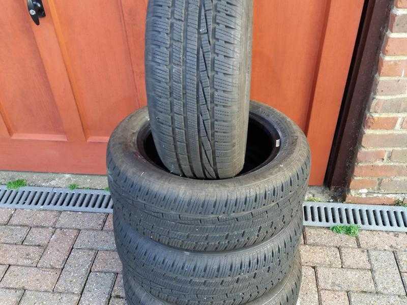 4 x WINTER TYRES TO SUIT VW POLO -  5.00 each