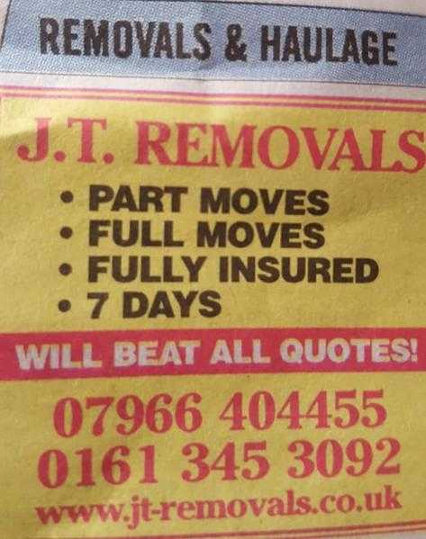 40 per hour removals.. Luton van 2 man service. .fully insured goods in transit.. Same day removals