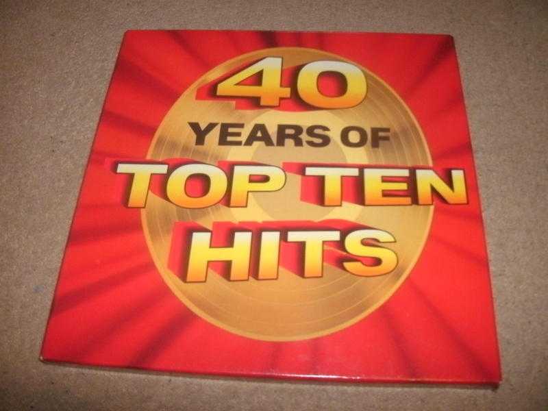 40 YEARS OF TOP TEN HITS-READERS DIGEST-8 X VINYL LP039S BOX SET.