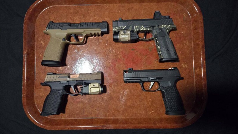 Glocks  Beretta, Bersa, Colt, HK, Taurus