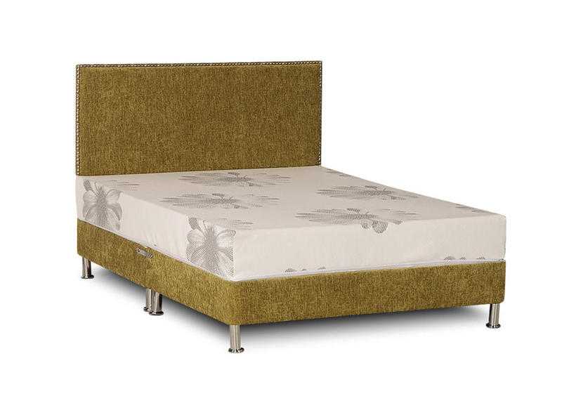 4ft6 Double Divan Bed Base Chenille Fabric from Southern Home Furnishings