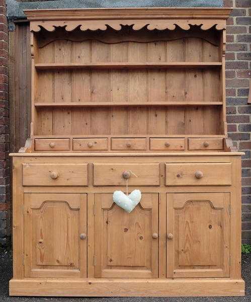 4ft9quot Solid Farmhouse Pine Dresser