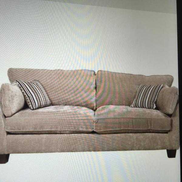 4seater beige sofa