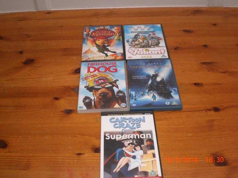 5 Assorted Childrens DVDs