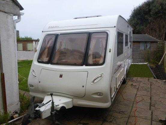 5 Berth single axle caravan