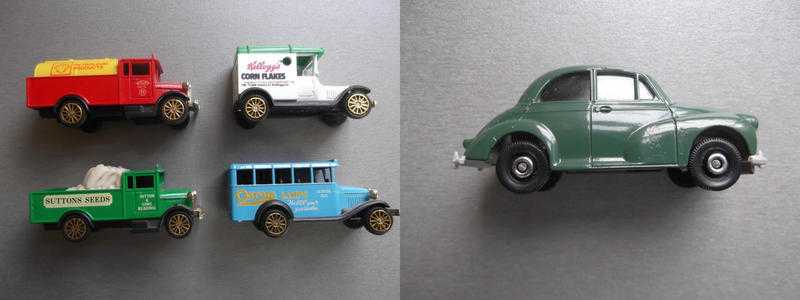 5 CORGI Classic model vehicles