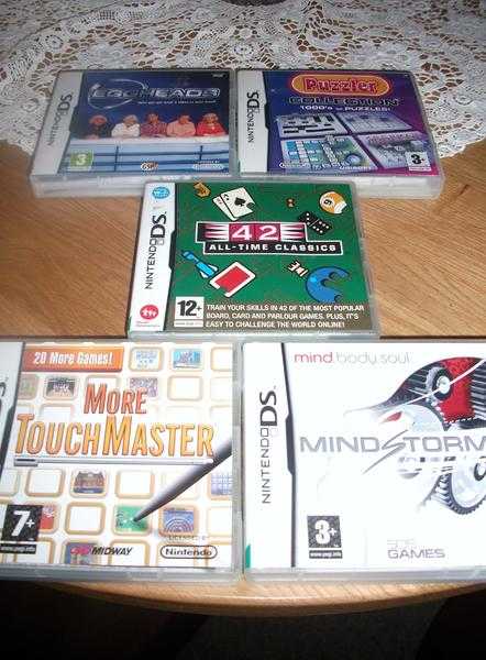 5 x Nintendo DS Games