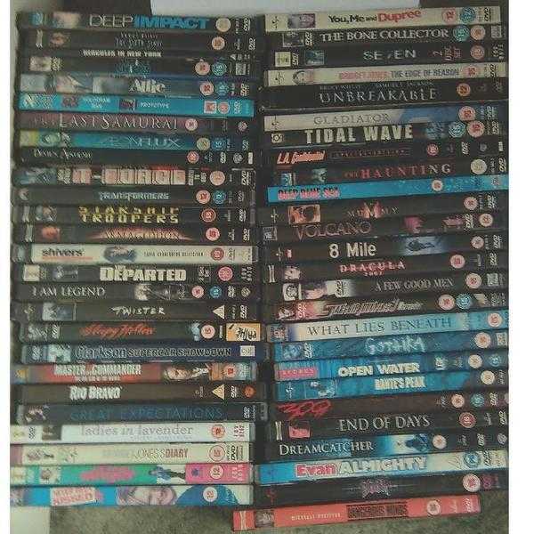 52 Various DVD MOVIES