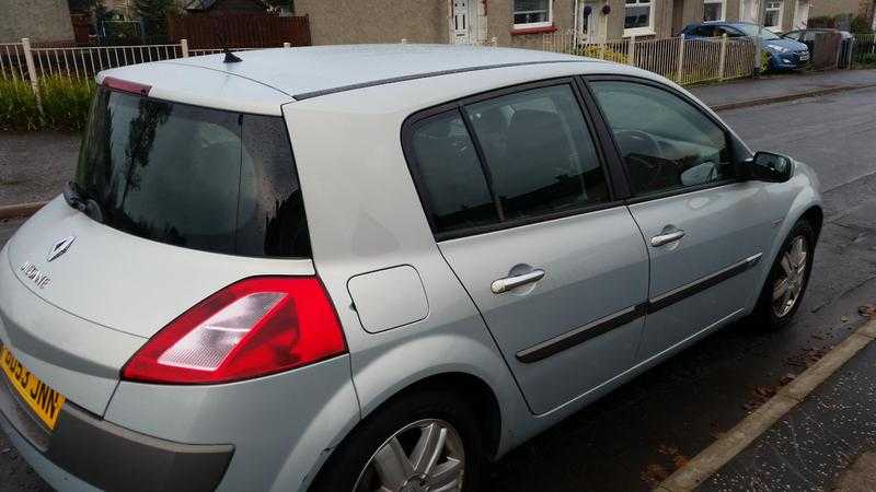 53 Plate Renault Megane Dynamique MOT039D 30 Tax for the year